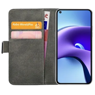 Mobilize PU-leder Book Case Schwarz Xiaomi Redmi Note 9T 5G
