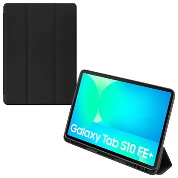 Mobilize Pu-Leder Solid Folio Book Hülle Schwarz Samsung Galaxy Tab S10 FE+