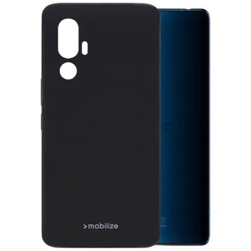 Mobilize TPU Back Cover Schwarz HTC U24 Pro