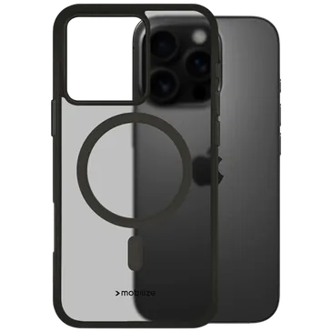 Mobilize TPU Back Cover Schwarz Magnetisch Schwarz Apple iPhone 16 Pro