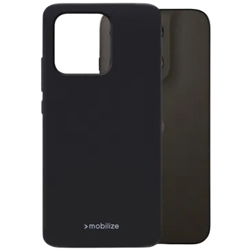 Mobilize TPU Back Cover Schwarz Motorola Moto G67/G77