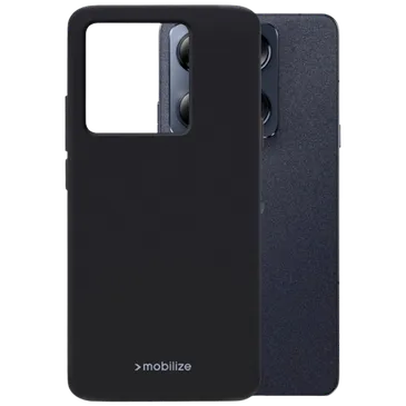Mobilize TPU Back Cover Schwarz Motorola Signature
