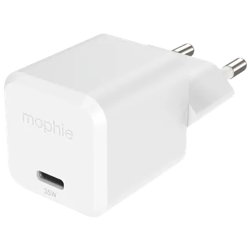 Mophie USB-C Schnellladegerät 35W Weiß