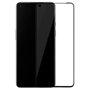 OnePlus 3D Gehärtetes Glas Edge To Edge Displayshutzfolie Schwarz OnePlus Nord 2