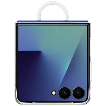 Samsung Back Cover mit Ring Durchsichtig Samsung Galaxy Z Flip 7