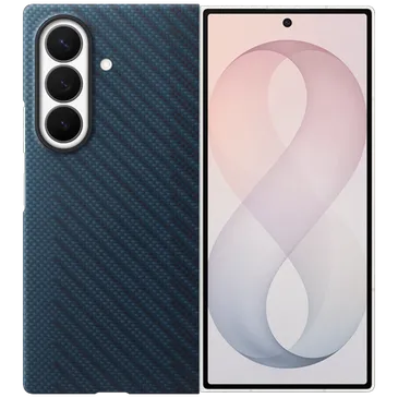 Samsung Carbon Back Cover Blau Magnetisch Samsung Galaxy Z Fold 8 Ultra