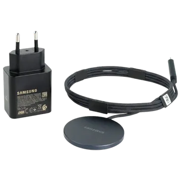 Samsung Kabelloses Schnellladegerät 25W Dunkelgrau + USB-C Schnellladegerät 45W Dunkelgrau
