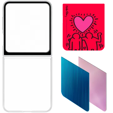 Samsung Flipsuit Hülle Samsung Galaxy Z Flip 5 + Kh Card Love