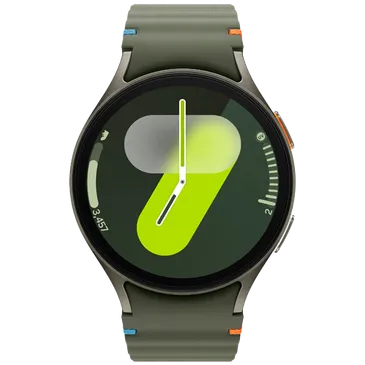 Samsung Galaxy Watch 7 44mm Grün (Grünes Gummi Armband)