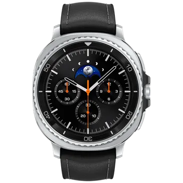 Samsung Galaxy Watch 8 Classic 4G Silber (Schwarzes Armband)