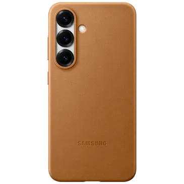 Samsung Kindsuit Pu-Leder Back Cover Gold Samsung Galaxy S25