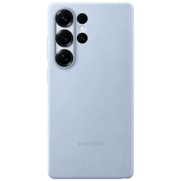 Samsung Kindsuit Pu-Leder Back Cover Hellblau Samsung Galaxy S25 Ultra