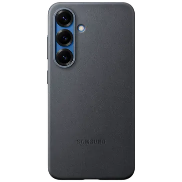 Samsung Kindsuit Pu-Leder Back Cover Schwarz Samsung Galaxy S25