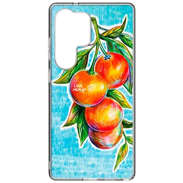 Samsung Lieve Merlijn Mandarin Back Cover Samsung Galaxy S25 Ultra