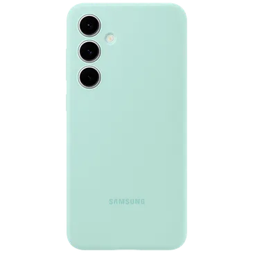 Samsung Silikon Back Cover Grün Samsung Galaxy S24 FE