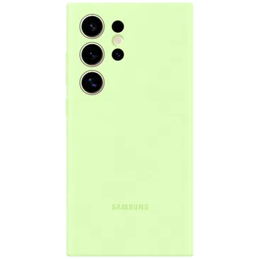 Samsung Silikon Back Cover Grün Samsung Galaxy S24 Ultra