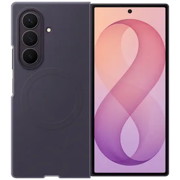Samsung Silikon Back Cover Lila Magnetisch Samsung Galaxy Z Fold 8 Ultra