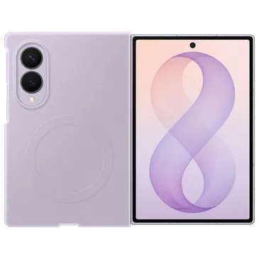 Samsung Silikon Back Cover Lila Magnetisch Samsung Galaxy Z Fold 8