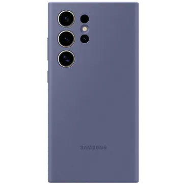 Samsung Silikon Back Cover Lila Samsung Galaxy S24 Ultra