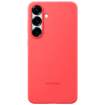 Samsung Silikon Back Cover Rot Samsung Galaxy S25+