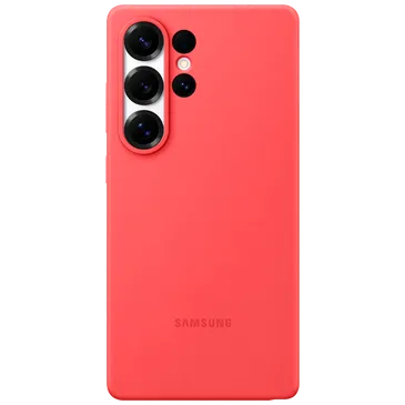 Samsung Silikon Back Cover Rot Samsung Galaxy S25 Ultra