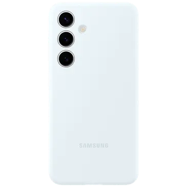 Samsung Silikon Back Cover Weiß Samsung Galaxy S24+