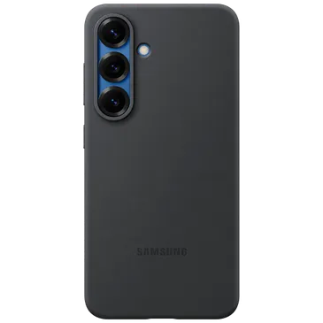 Samsung Silikon Back Cover Schwarz Samsung Galaxy S25