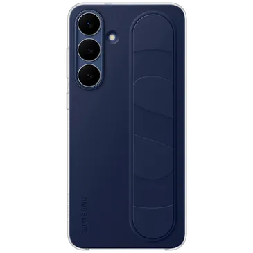 Samsung Standing Grip Silikon Back Cover Dunkelblau Samsung Galaxy S25 FE