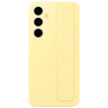 Samsung Standing Grip Silikon Back Cover Gelb Samsung Galaxy S24 FE