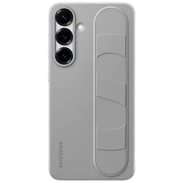 Samsung Standing Grip Silikon Back Cover Grau Samsung Galaxy S25+