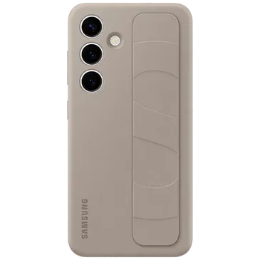 Samsung Standing Silikon Back Cover Beige Samsung Galaxy S24