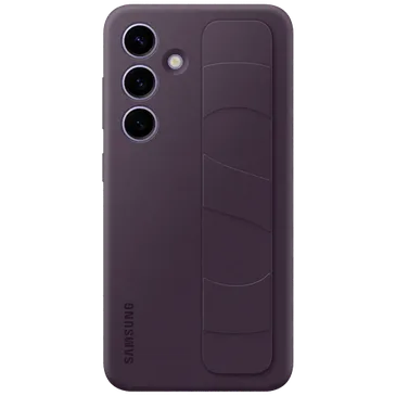 Samsung Standing Silikon Back Cover Lila Samsung Galaxy S24