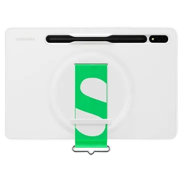 Samsung TPU Back Cover mit Armband Weiß Samsung Galaxy Tab S7/S8