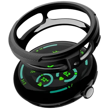 Spigen Liquid Air Hülle Schwarz Google Pixel Watch 4 41mm