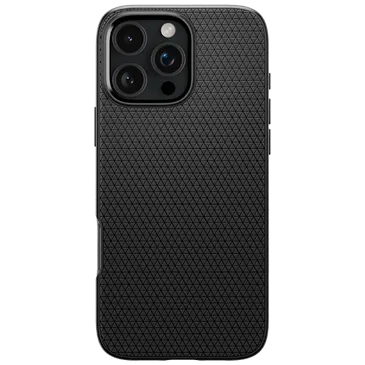 Spigen Liquid Air TPU Back Cover Schwarz Apple iPhone 16 Pro Max