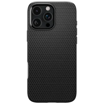 Spigen Liquid Air TPU Back Cover Schwarz Apple iPhone 16 Pro