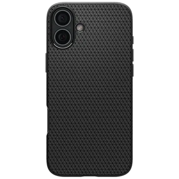 Spigen Liquid Air TPU Back Cover Schwarz Apple iPhone 16 