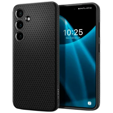 Spigen Liquid Air TPU Back Cover Schwarz Samsung Galaxy S24+