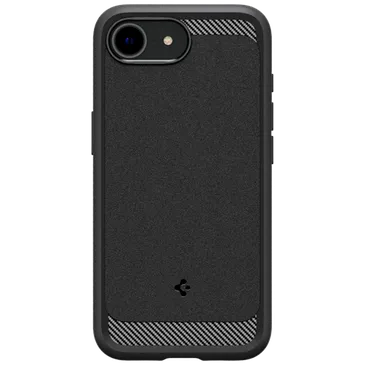 Spigen Rugged Armor MagFit TPU Back Cover Schwarz Apple iPhone 16e