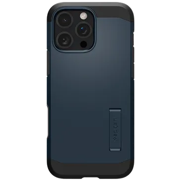 Spigen Tough Armor T MagFit Kunststoff Back Cover Blau Apple iPhone 16 Pro Max