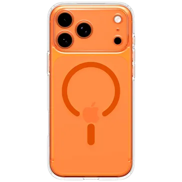 Spigen Ultra Hybrid MagFit Back Cover Durchsichtig/Orange Apple iPhone 17 Pro Max