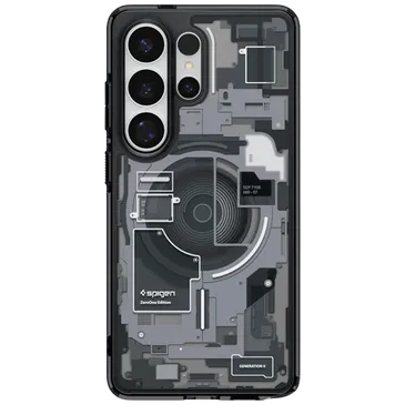 Spigen Ultra Hybrid MagFit Zero One TPU Back Cover Schwarz Samsung Galaxy S26 Ultra