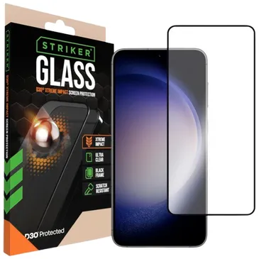 Striker D3O Gehärtetes Glass Edge To Edge Displayschutzfolie Samsung Galaxy S22 5G/S23 5G