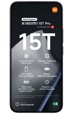 Xiaomi 15T Pro 12GB/256GB Schwarz - Bestellen - Handyhelden.de