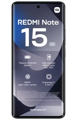 Xiaomi Redmi Note 15 5G 8GB/512GB Schwarz