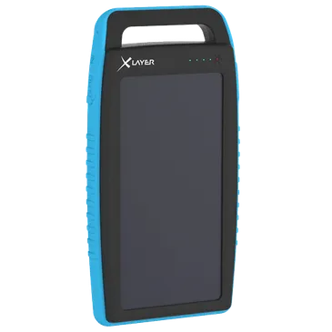 XLayer Solar Powerbank 15.000mAh Schwarz