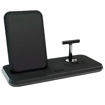 Zens Aluminium 3 In 1 Kabelloses Schnellladegerät 10W Schwarz